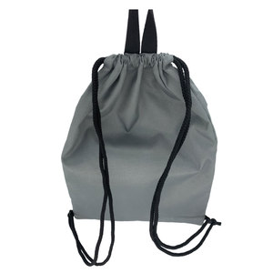 Durable Portable Fashion <b>Drawstring</b> <b>Backpack</b> for Sports Gym With Zipper Custom Logo - Product Image 5