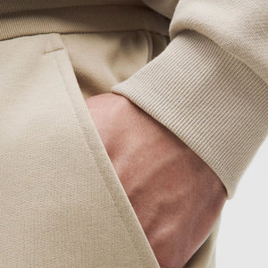 Pantalons de jogging à taille haute tendance OEM ODM, imprimés sur mesure, 100% coton, pantalons de survêtement vierges, pantalons de survêtement nude pour hommes, pantalons de survêtement - Product Image 4