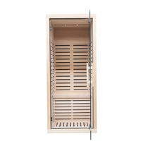 Mini sauna infrarouge direct d'usine pour 1 personne avec lampe de beauté et lampe de luminothérapie rouge
