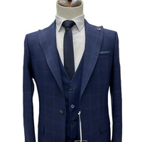 Costumes pour hommes personnalisés de haute qualité revers châle simple boutonnage coupe régulière Blazers Turquie