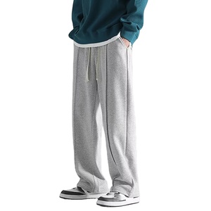 Pantalones Deportivos de Felpa de Algodón para Hombre, Cintura Alta, Casuales, Transpirables, para Estar en Casa - Product Image 1