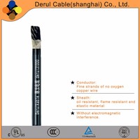 Câble de chaîne porte-câbles industriel très flexible TRVV IP68 2-50 conducteurs 0,12-2,5 mm Cuivre blindé PVC feuille + tresse Certifié CE 10M+ Flexible