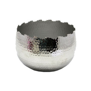 Tazón para servir comida de forma redonda de hierro y Metal de gran calidad, cocina con acabado dorado, servicio de mesa y decorativo hecho a mano a granel - Product Image 5