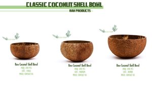 Hand Crafted <b>Coconut</b> Bowl Round Fruit Serving Dish Minimalist Design Reusable Wood Material - Product Image 4