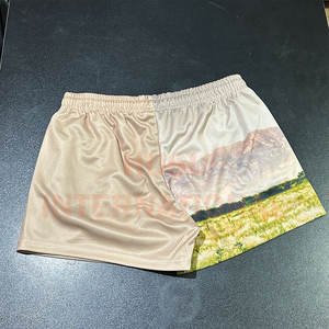 Pantalones Cortos de Rugby Aborígenes Sublimados, Pantalones Cortos de Fútbol Unisex Transpirables de Alta Calidad, Pantalones Cortos de Fútbol Australianos con Bolsillos - Product Image 2