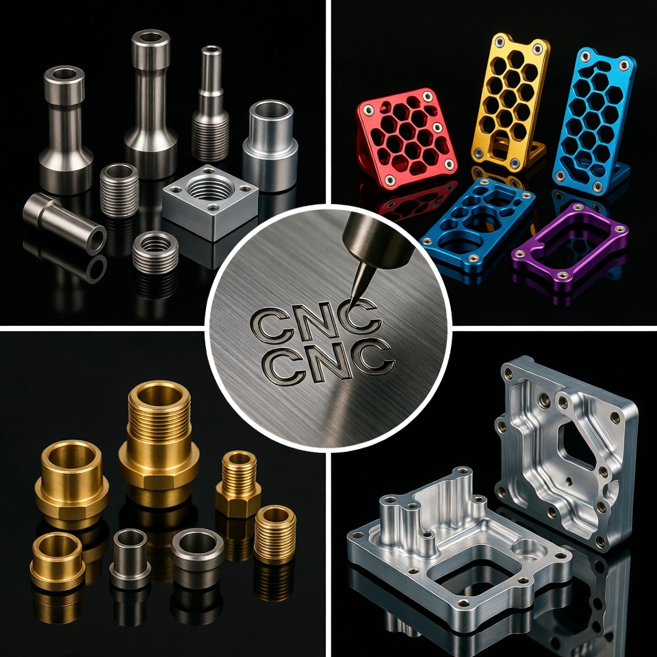 OEM Custom High Precision Metal Aluminum Stainless Steel Brass Machining Parts CNC Milling Turning Service