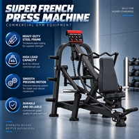 BN Fitness Center Appareil de musculation robuste à charge par disques pour triceps assis