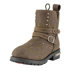 Botas de moto con correas antideslizantes y protección de seguridad con diseño de logotipo personalizado de calidad superior - Product Image 2