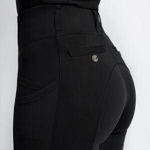 Medias ecuestres de tendencia para mujer, agarre completo, ajuste elástico, ropa personalizada, venta al por mayor, pantalones de mallas para montar a caballo - Product Image 6
