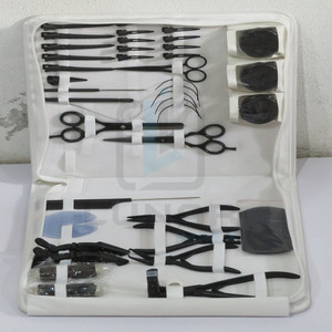 New Trendy Large Hair Extension Tools Kit Matt Black Finish <b>Tape</b> in Hair Extension Removal Solution Pliers With Custom Branding - Product Image 4