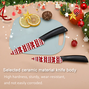 Cuchillo de Chef de Cerámica con Mango de Plástico, Hecho a Mano, Apto para Lavavajillas, Diseño Ambidiestro, Envío Gratis, Entrega Rápida - Product Image 4