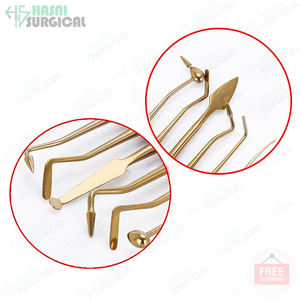 ชุดเติมเรซินหัวเคลือบไทเทเนียมพร้อมกล่องฆ่าเชื้อโลหะ,ไม้พายอุดฟันทำจากเรซิ่น - Product Image 5