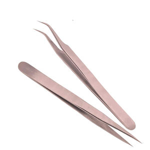 Pinzas para Pestañas Recién Llegadas Hechas en Pakistán, Pinzas para Pestañas de Calidad Profesional Personalizadas, de Acero Inoxidable con Punta Puntiaguda - Product Image 1