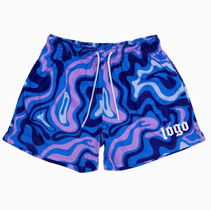 Unisex Adults Premium Quality Custom Fitness <b>Shorts</b> Quick-Dry Gym Workout Set Breathable Digital Print 100% Polyester All - Product Image 4