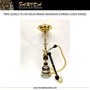 2022 Farida หรูหรา75ซม. ตะขอสองระดับทำจากทองเหลืองล้วนพร้อมเทคนิคการแกะสลักกระจกและโลโก้แบบดั้งเดิม - Product Image 6