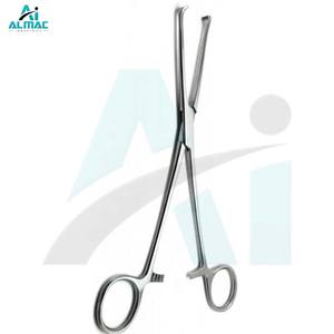 ALMAC-Pince à tissu Allis de qualité supérieure, instrument chirurgical fiable en acier inoxydable, utilisé dans les cliniques et les hôpitaux, certifié CE ISO - Product Image 1