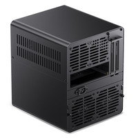 JONSBO N3 Black Mid-Tower NAS Chassis for ITX/ATX with 8+1 HDD Bays Dual 100mm Fans SFX PSU Partitioned Storage-in Stock