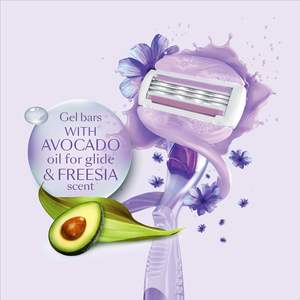 2 en 1 Gillette Venus Breeze 3 Blade Maquinilla de afeitar conveniente para el cuidado personal del Cuerpo de las mujeres Uso a precios al por mayor del exportador de EE. UU. - Product Image 4