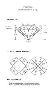 อัญมณี B2B บริสุทธิ์สำหรับ GIA ได้รับการรับรอง1.07 CT เพชรสีขาวหลวมเจียระไนแบบธรรมชาติงดงาม BX-219 - Product Image 4