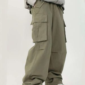 Pantalon cargo tactique multi-poches en nylon pour hommes, imperméable, léger, taille élastique, pantalon de combat pour la randonnée en plein air - Product Image 5