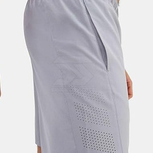Pantalones cortos de baño para hombre de nuevo estilo Color personalizado Patrón sólido Transpirable y ecológico Runni - Product Image 6