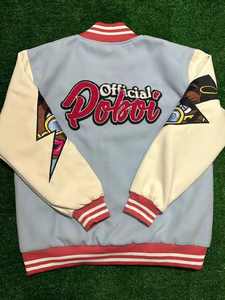 Venta al por mayor Logo clásico bordado parche universidad béisbol hombres chaqueta Letterman Varsity chaqueta productos más vendidos - Product Image 3