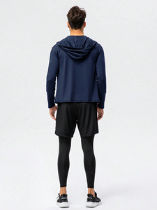 Fabricantes de Ropa, Sudaderas con Cremallera Completa de Alta Calidad Personalizadas, Sudaderas con Cremallera Completamente Personalizadas para Hombre, Estilo Americano - Product Image 2