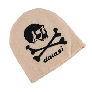 Gorro de invierno con logotipo bordado de Jacquard personalizado Unisex, nuevo estilo, gorro acrílico hecho a mano con estampado completo para viajes - Product Image 6