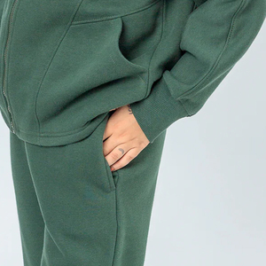 Premium Quality <b>Women's</b> Loose Pattern Tracksuit Custom DTG printed Logo 100% Cotton Heavy <b>Weight</b> Tracksuits <b>for</b> <b>women's</b> - Product Image 6
