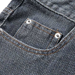 Shorts de Mezclilla Lavada para Hombre, Tela de Mezclilla de Algodón de Peso Medio, Textura Suave, Alta Calidad, Corte Clásico - Product Image 3