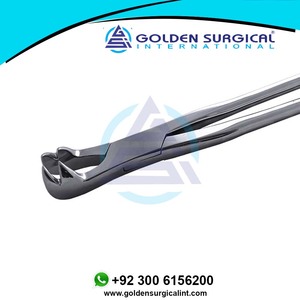 Forceps d'extraction équine réutilisable à 4 griffes de 19 pouces, en acier inoxydable professionnel, extracteur de molaires pour chevaux, chirurgie dentaire vétérinaire - Product Image 3