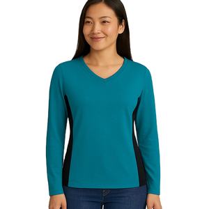 เสื้อกีฬาฟุตบอลแบบสั้นคอวีป้องกันรังสียูวีป้องกันการระเหิดแบคทีเรียพิมพ์หมายเลขชื่อทีมที่กำหนดเอง - Product Image 1