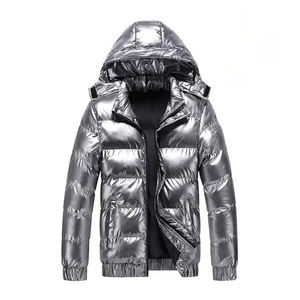 Chaquetas de Plumón con Capucha para Hombre, Estilo Burbuja Brillante, Nueva Moda, Chaquetas de Burbuja con Logotipo Personalizado a Precio de Mayoreo - Product Image 4