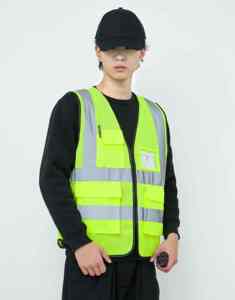 เสื้อกั๊กนิรภัย2025สะท้อนแสงสำหรับผู้ชายเสื้อผ้าแบบปรับแต่งได้ - Product Image 4