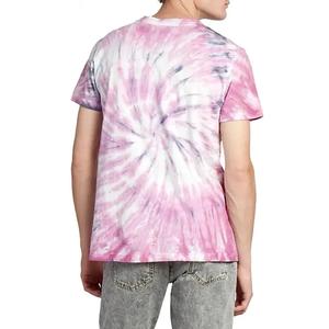 คุณภาพสูงMulticolor Men Acid Wash Tเสื้อStreetwear Customการพิมพ์โลโก้Acid Wash Tเสื้อ - Product Image 5