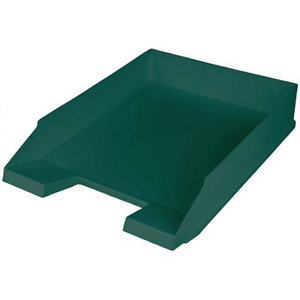 Bandeja para Documentos HELIT, Tamaño 5, Plástico Verde, DIN A4/C4, Asa Empotrada, 254 mm de Ancho, 347 mm de Profundidad, 67 mm de Altura, para Archivos de Oficina - Product Image 3