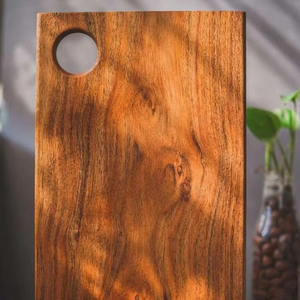 Planche à découper en bois d'acacia de haute qualité en gros planche à découper rectangulaire écologique avec poignée pour la cuisine - Product Image 1