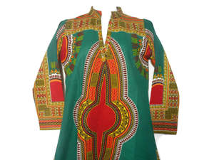 Vestido de manga larga Dashiki para mujer, caftán africano de algodón, abrigo Abaya, vestidos completos de moda de África - Product Image 5
