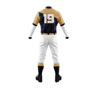 Uniformes de Entrenamiento de Béisbol con Logotipo Sublimado en 3D, Uniformes de Softbol Transpirables para Equipos, Personalización OEM, Fabricante de Ropa de Béisbol - Product Image 3