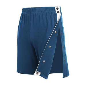 Pantalones Cortos Post Cirugía Side Snap Clouser Pantalones Cortos Rodilla Pierna Cirugía Side Opening PARA LA Venta para Hombres - Product Image 4