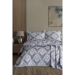 Varol Damasco Luxury <b>Single</b> Queen King Twin Size <b>Bedspread</b> Customized Microfiber Polyester Embroidery Print Plant for Home Hotel - Product Image 2