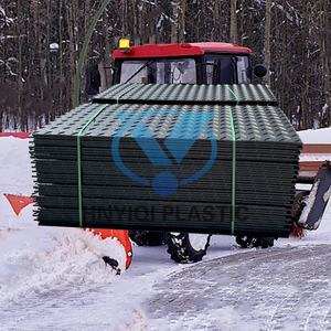 Tappetino stradale temporaneo in plastica 4x8 piedi 12.7mm 1/2in HDPE per la cura degli alberi escavatore Uhmwpe tappetino stradale temporaneo - Product Image 1