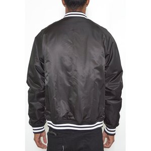 แจ็คเก็ตกันลมสำหรับผู้ชายแจ็คเก็ตเบสบอลกระดุมติดแบบคลาสสิกพรีเมี่ยม - Product Image 3