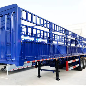 Semi-remorque à caisse ouverte à ailes, type fourgon sec, transport de marchandises, best-seller, 50 à 60 tonnes, 40 pieds, best-seller - Product Image 1