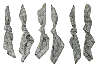 Ensemble de serviettes en coton 100% imprimées à la main avec des motifs floraux - Écologiques, durables, style américain, pour mariage, maison, restaurant, décoration de table