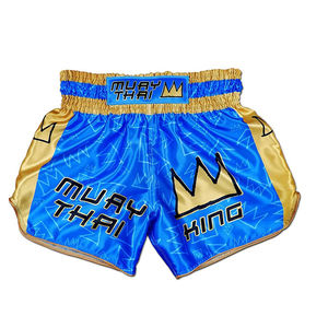 Sublimación personalizada impresa adultos Muay Thai Shorts superventas más exigentes de alta calidad Mauy Thai Shorts para la venta - Product Image 5