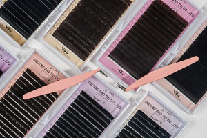 ขนตาปลอมเพิ่มวอลลุ่มขนมิงค์สีดำด้านทำจากผ้าไหม0.07มม. ขนตาแคชเมียร์ฉลากส่วนตัว - Product Image 6