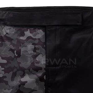 กางเกงขาสั้น MMA ของผู้ชายผ้าโพลีเอสเตอร์ระบายอากาศชุดเล่นกีฬาชกมวยทรงหลวม - Product Image 5