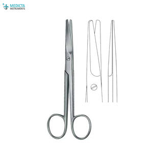 Mayo-Tijeras de corte estándar, 14cm/16cm/18cm/20cm, rectas/curvadas, de alta calidad - Product Image 4