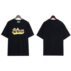 เสื้อยืดคอตตอนพิมพ์ลายสำหรับผู้ชาย/ผู้หญิง100% คอตตอนแขนสั้นแบบลำลองผ้าถักน้ำหนัก200กรัม - Product Image 6